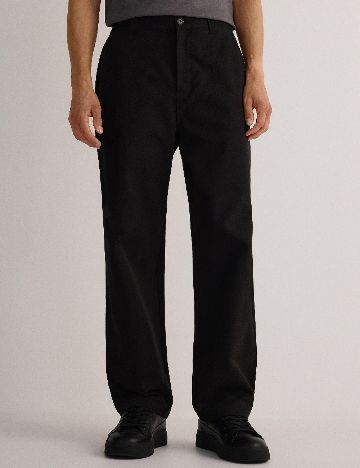 Pantaloni Reserved, negru