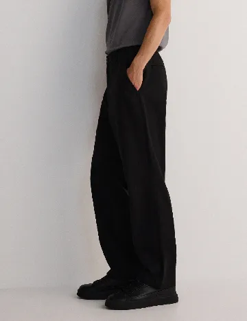 Pantaloni Reserved, negru