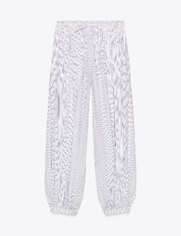 Pantaloni Zara, alb