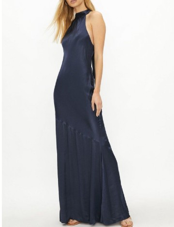 Rochie lunga Coast, bleumarin inchis