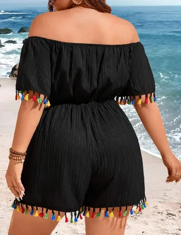 Salopeta SHEIN CURVE, negru