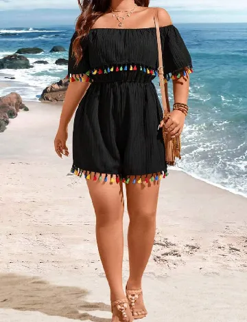 Salopeta SHEIN CURVE, negru