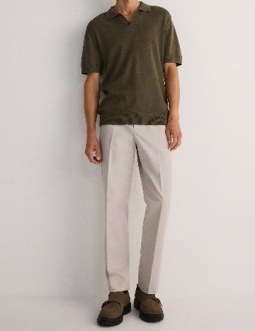 Pantaloni Reserved, bej