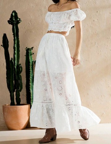 Compleu Forever 21, alb