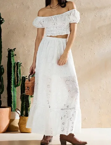 Compleu Forever 21, alb