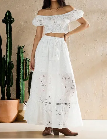 Compleu Forever 21, alb