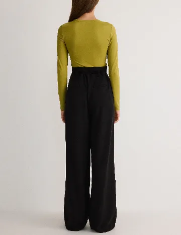 Pantaloni Reserved, negru