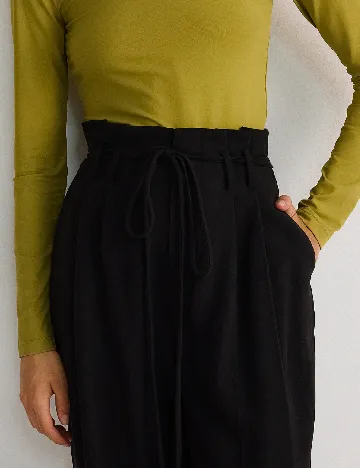 Pantaloni Reserved, negru