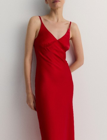 Rochie medie Reserved, rosu