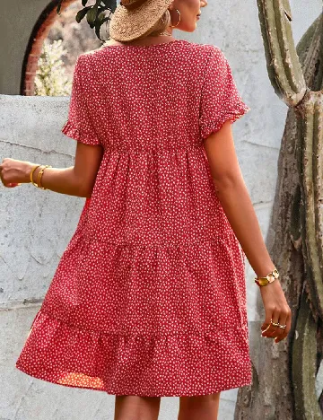 Rochie scurta SHEIN, rosu
