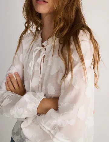 Bluza Reserved, alb