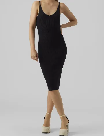 Rochie medie Vero Moda, negru