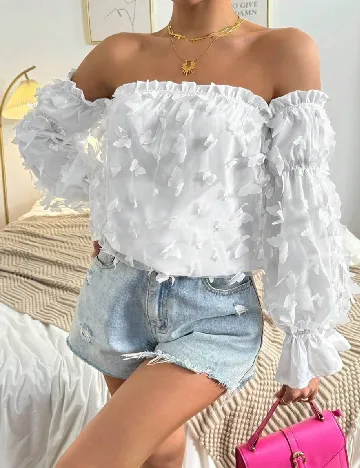 Bluza SHEIN, alb