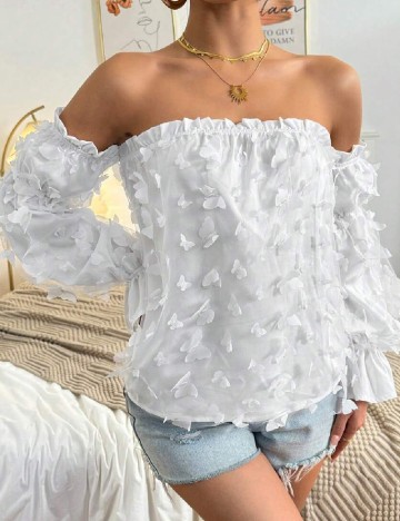 Bluza SHEIN, alb