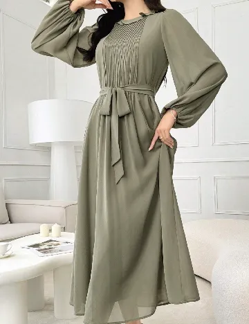 Rochie lunga SHEIN, verde