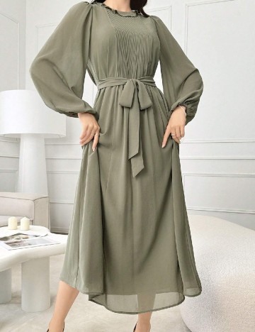 Rochie lunga SHEIN, verde