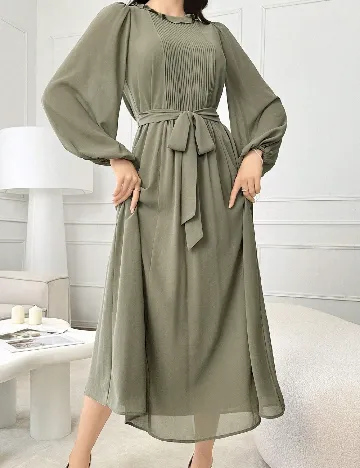 Rochie lunga SHEIN, verde