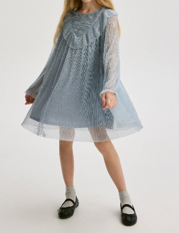 Rochie scurta Reserved, albastru