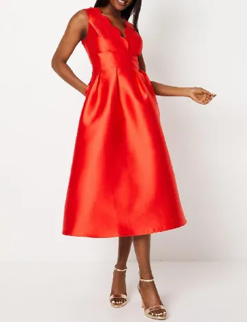 Rochie medie Coast, rosu