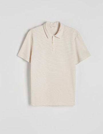 Tricou Reserved, crem