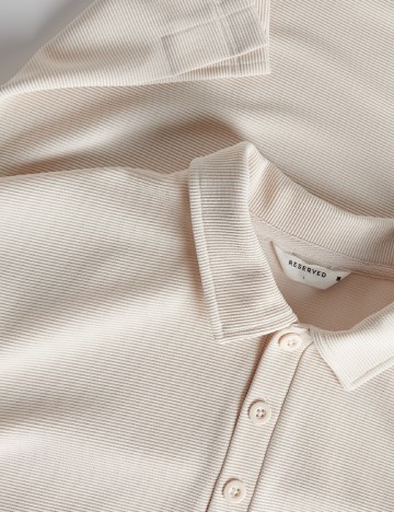 Tricou Reserved, crem