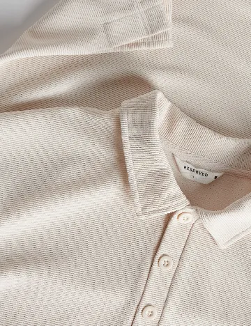 Tricou Reserved, crem