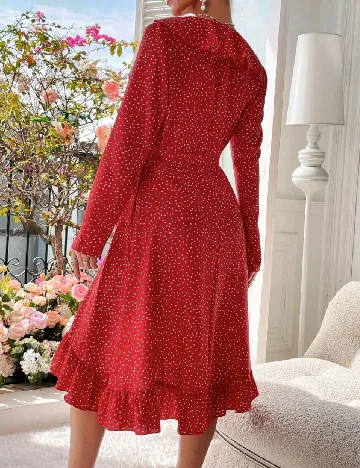 Rochie medie SHEIN, rosu