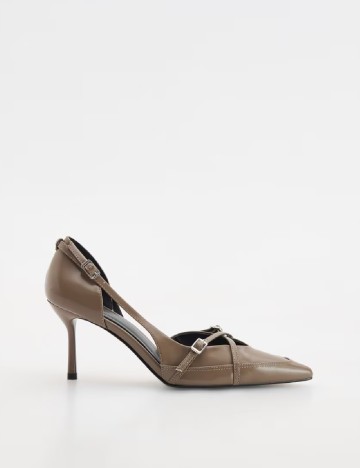 Pantofi Reserved, maro