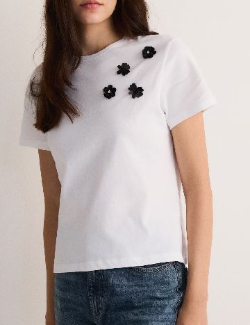 Tricou Reserved, alb