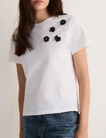 Tricou Reserved, alb