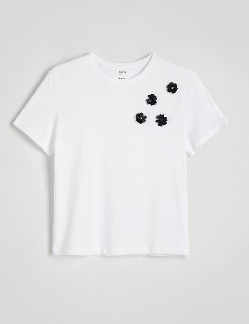 Tricou Reserved, alb