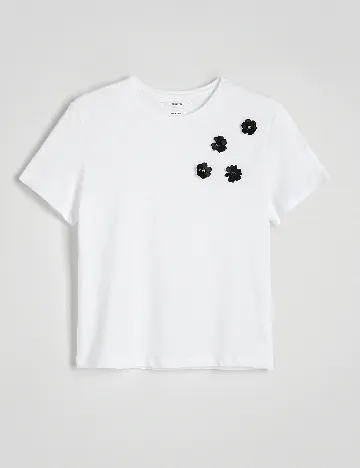 Tricou Reserved, alb