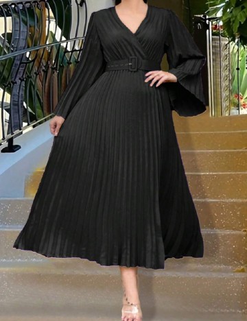 Rochie medie SHEIN CURVE, negru