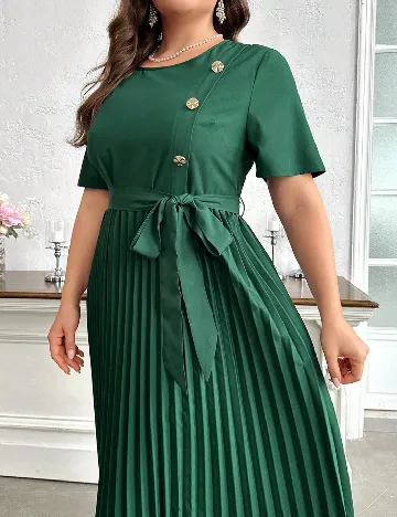Rochie lunga SHEIN CURVE, verde