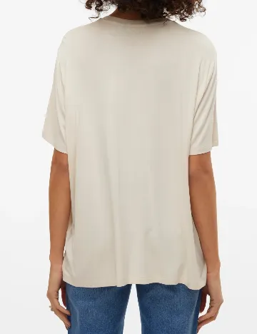 Tricou Vero Moda, crem