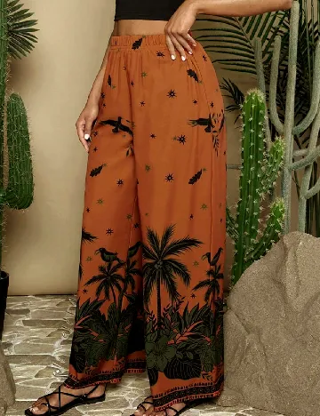 Pantaloni SHEIN, portocaliu