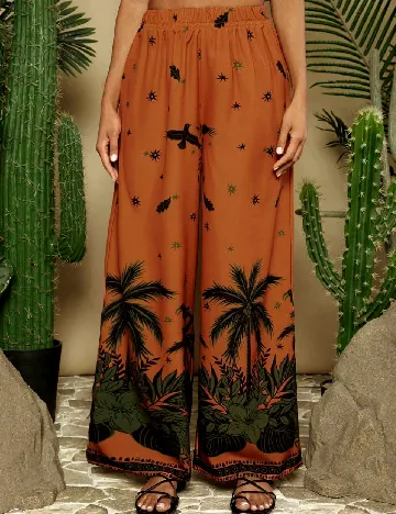 Pantaloni SHEIN, portocaliu