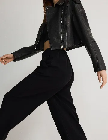 Pantaloni Reserved, negru