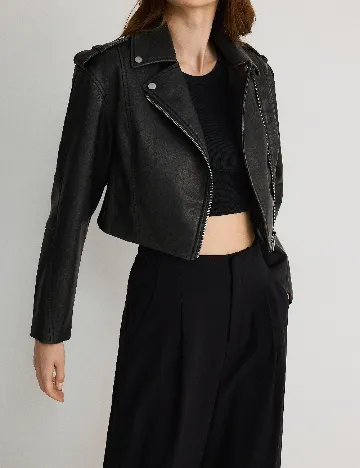 Pantaloni Reserved, negru