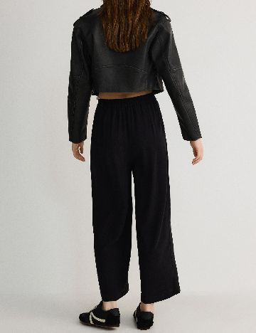 Pantaloni Reserved, negru