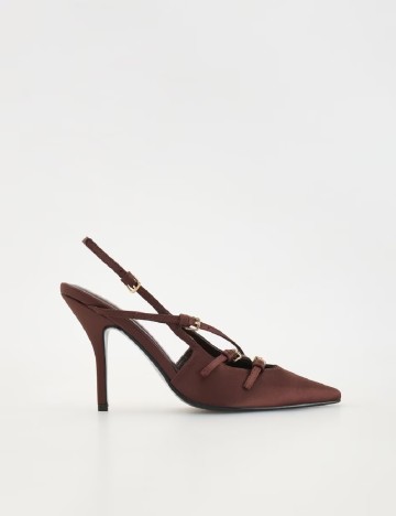 Pantofi Reserved, maro