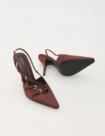 Pantofi Reserved, maro