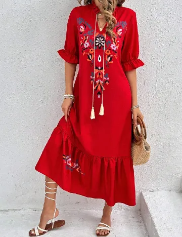 Rochie medie SHEIN, rosu