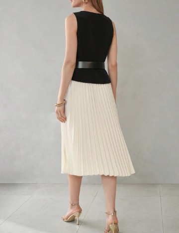 Rochie medie SHEIN, crem