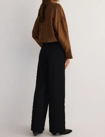 Pantaloni Reserved, negru