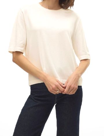 Bluza Oversize Vero Moda, alb