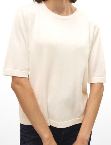 Bluza Oversize Vero Moda, alb