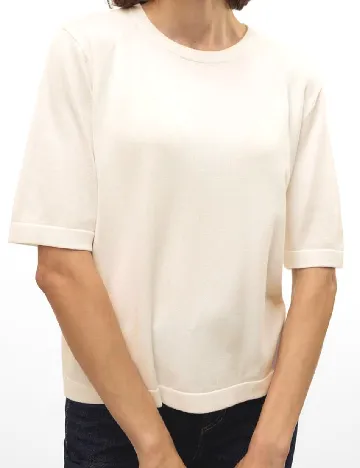 Bluza Oversize Vero Moda, alb