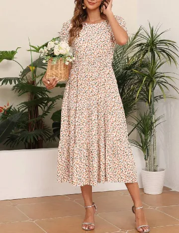 Rochie medie SHEIN, floral print