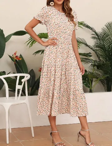 Rochie medie SHEIN, floral print